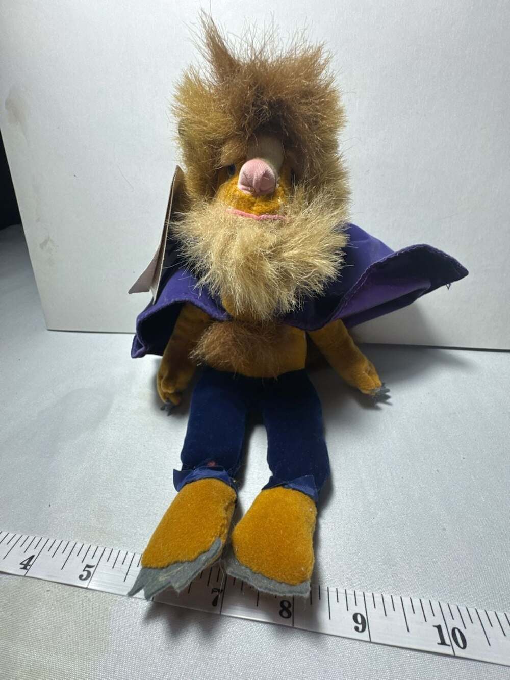 Disney Mini Bean Bag Beauty & The Beast Plush Stuffed Animal Toy w Tag Vintage